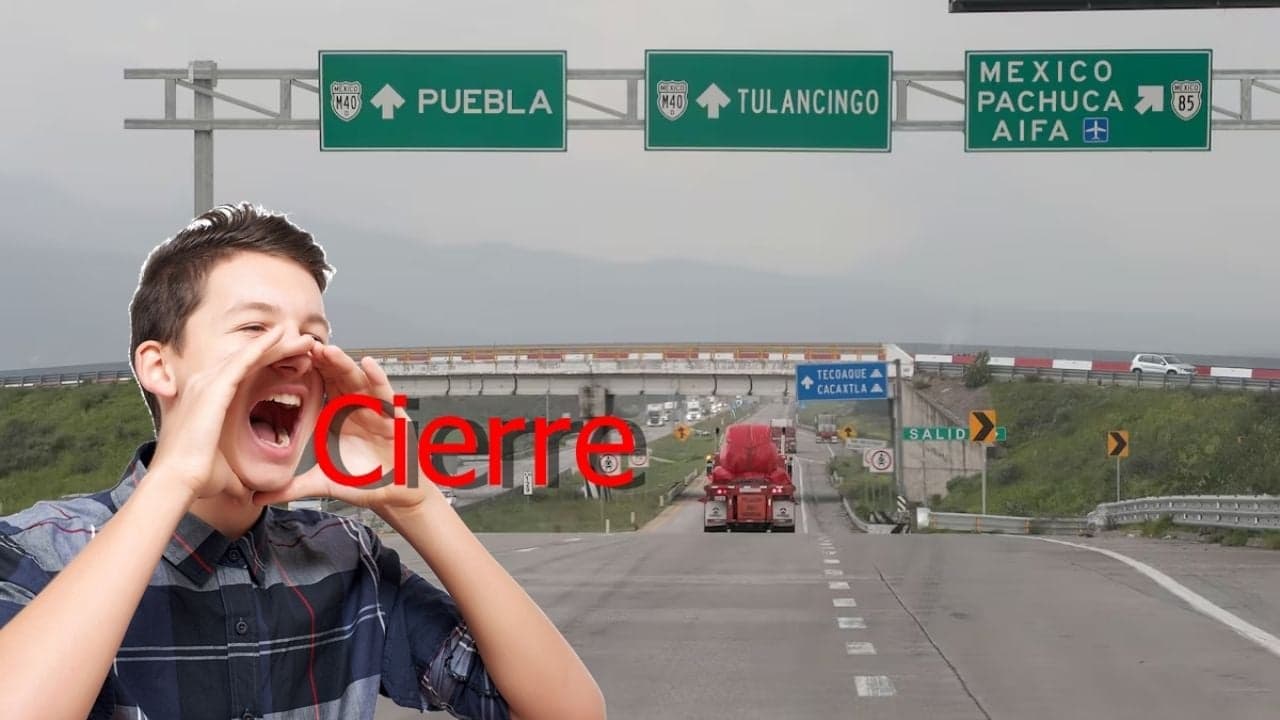 ¡Otra vez cerrada la México-Pachuca! Trabajadores sufren